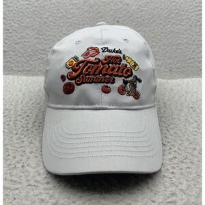 Dukes Mayo Baseball Hat Mens Hook Loop OSFM Hot Tomato Summer White Chef Funny